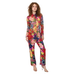 Kenzo Floral Chiffon Pant Set