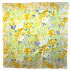 Kenzo  floral print pink and yellow beach  scarf