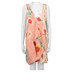 Kenzo Floral Printed Silk Mini Dress Size M