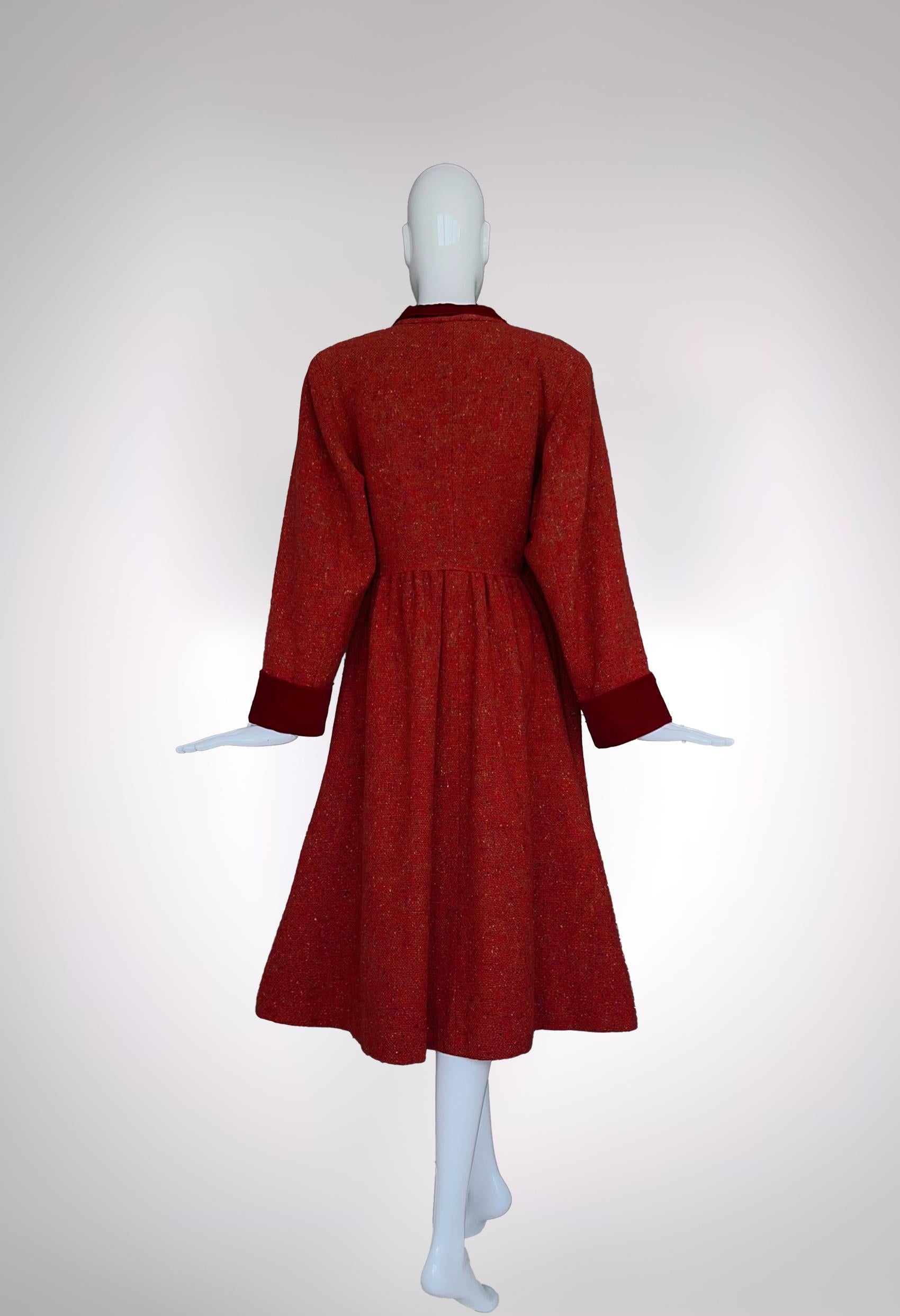 Kenzo FW 1982/83 Archivo Cappotto in lana Giacca giapponese documentata in vendita 6