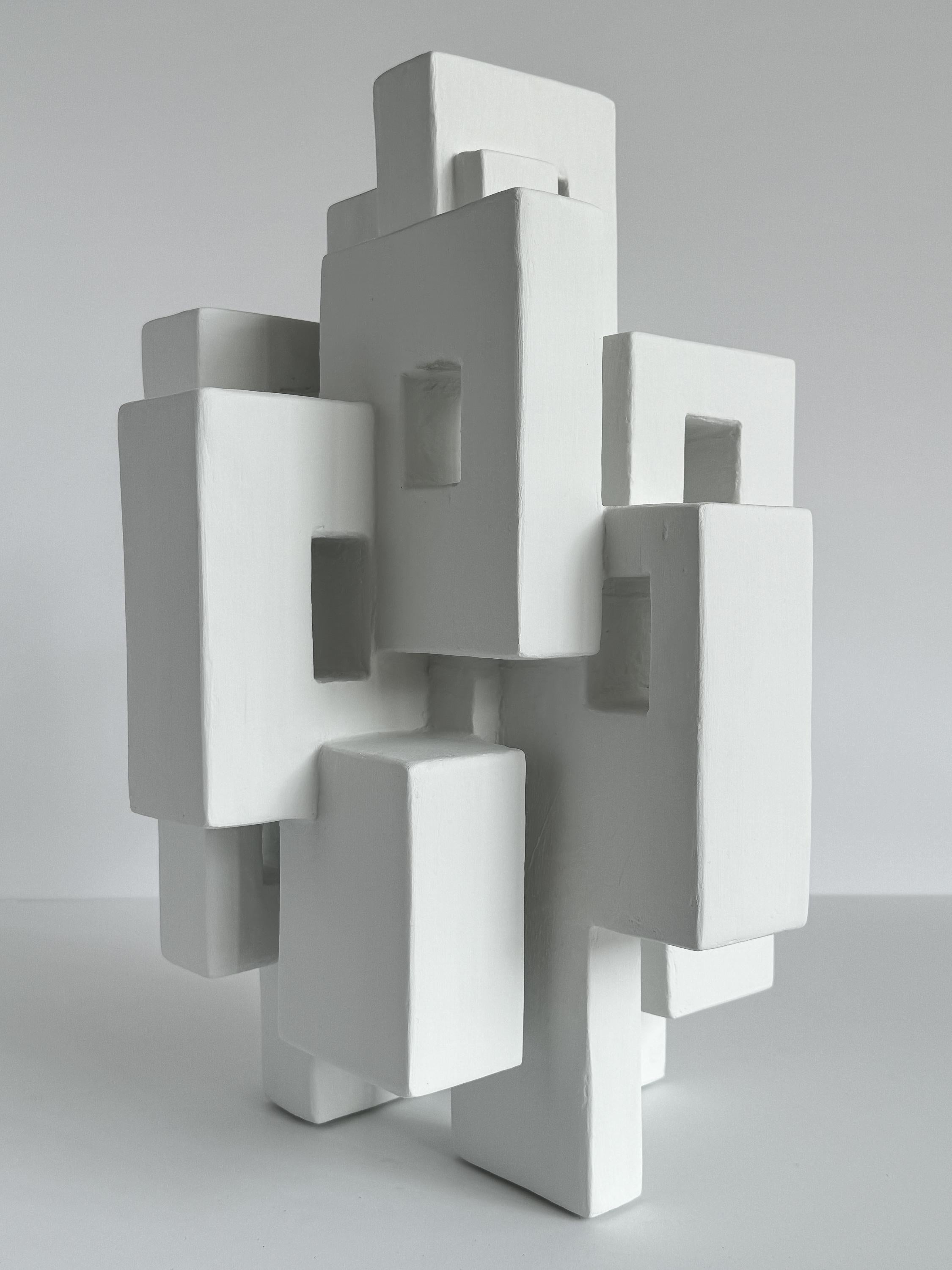 Geometrische abstrakte Skulptur „Kenzo“ von Dan Schneiger im Angebot 3