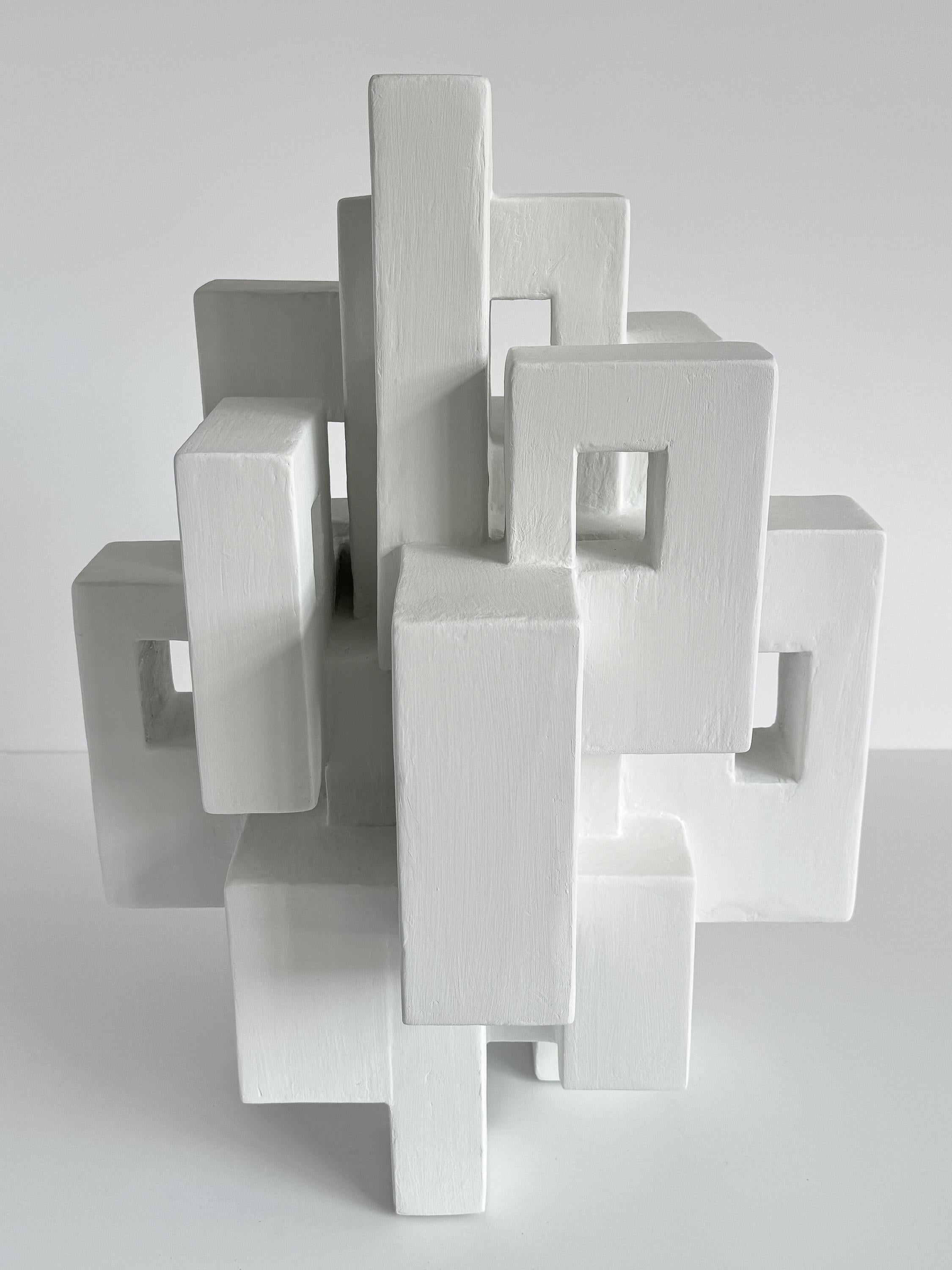Geometrische abstrakte Skulptur „Kenzo“ von Dan Schneiger im Angebot 6
