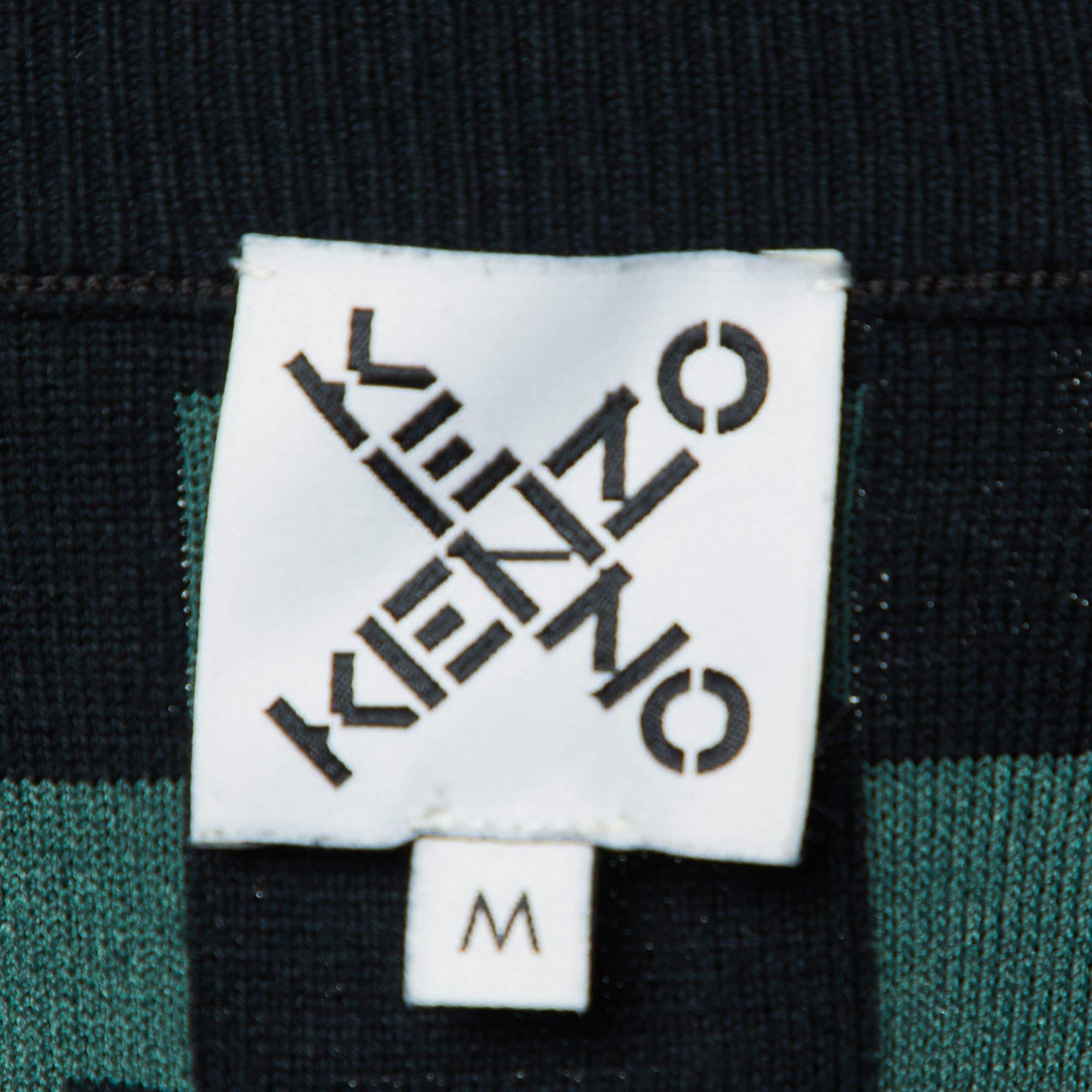 Kenzo Green Logo Knit Track Suit Set M/S For Sale 1