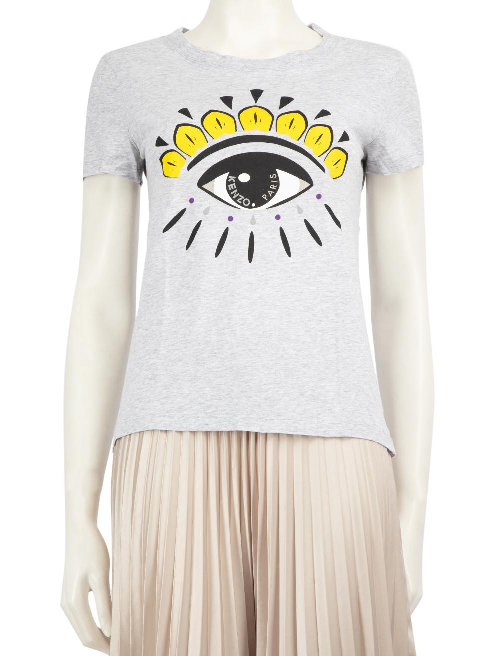 Kenzo T-Shirt imprimé yeux gris Taille S