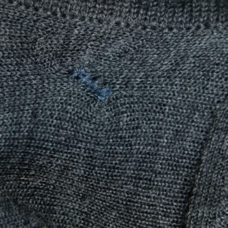 Kenzo - Top grigio a maniche lunghe con collo a tartaruga L.L.A. in vendita 1