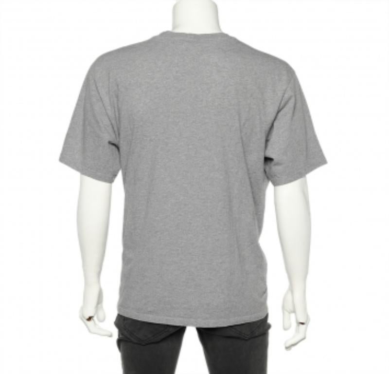 Gris T-shirt à col ras du cou Kenzo gris imprimé tigre 3XL en vente