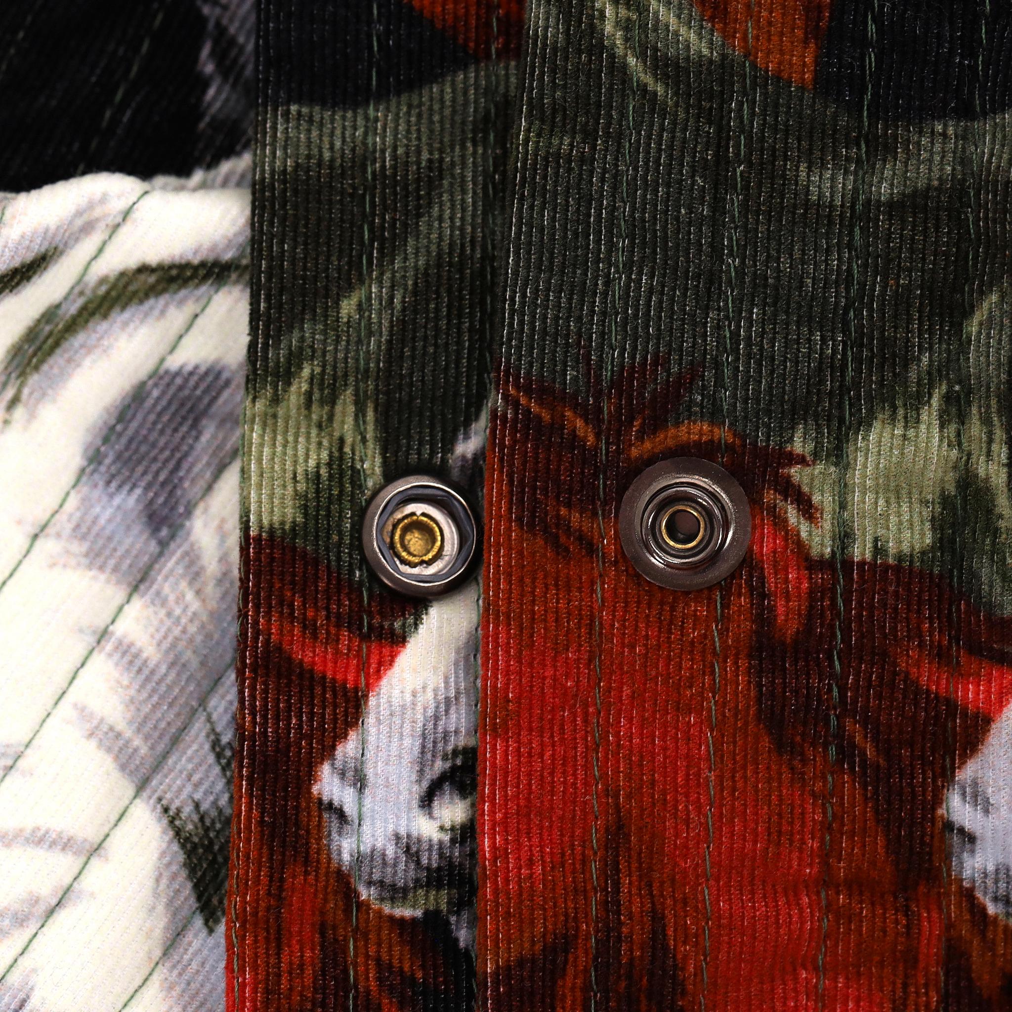 Giacca a camicia in cotone con stampa di cavalli di Kenzo in vendita 1