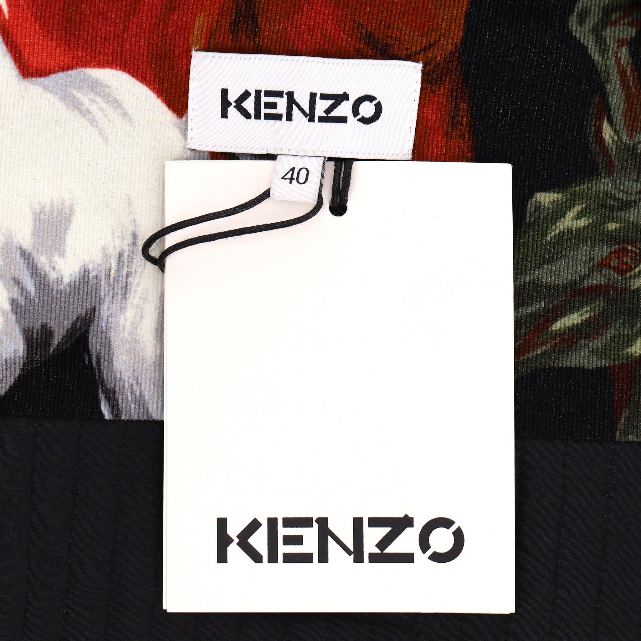 Giacca a camicia in cotone con stampa di cavalli di Kenzo in vendita 2