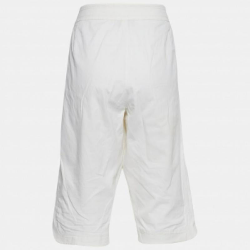 Gris Kenzo Short long en coton ivoire L en vente