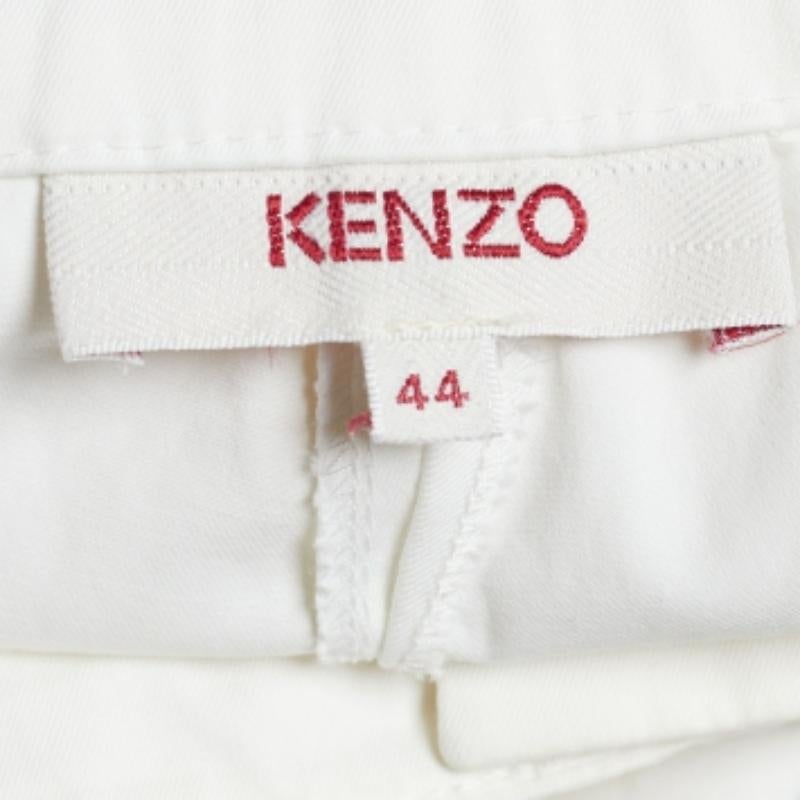 Kenzo Short long en coton ivoire L Pour femmes en vente