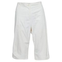 Kenzo Short long en coton ivoire L