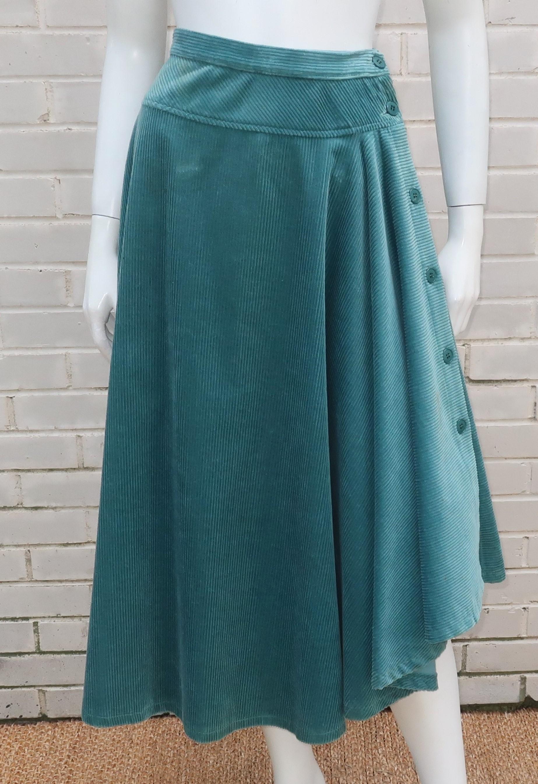 needlecord skirt