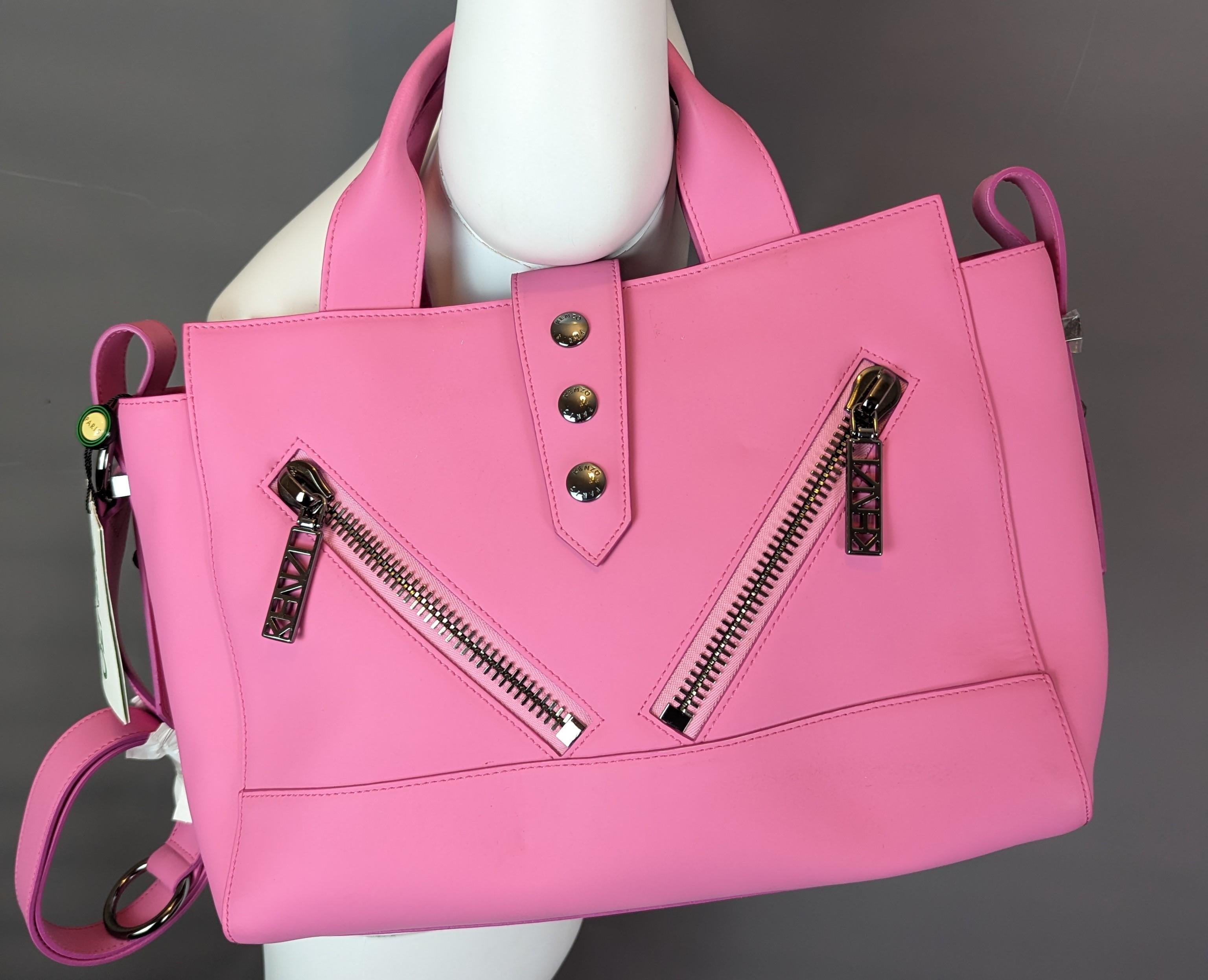 Bolso Kenzo Kalifornia, rosa fuerte, nuevo en venta 6