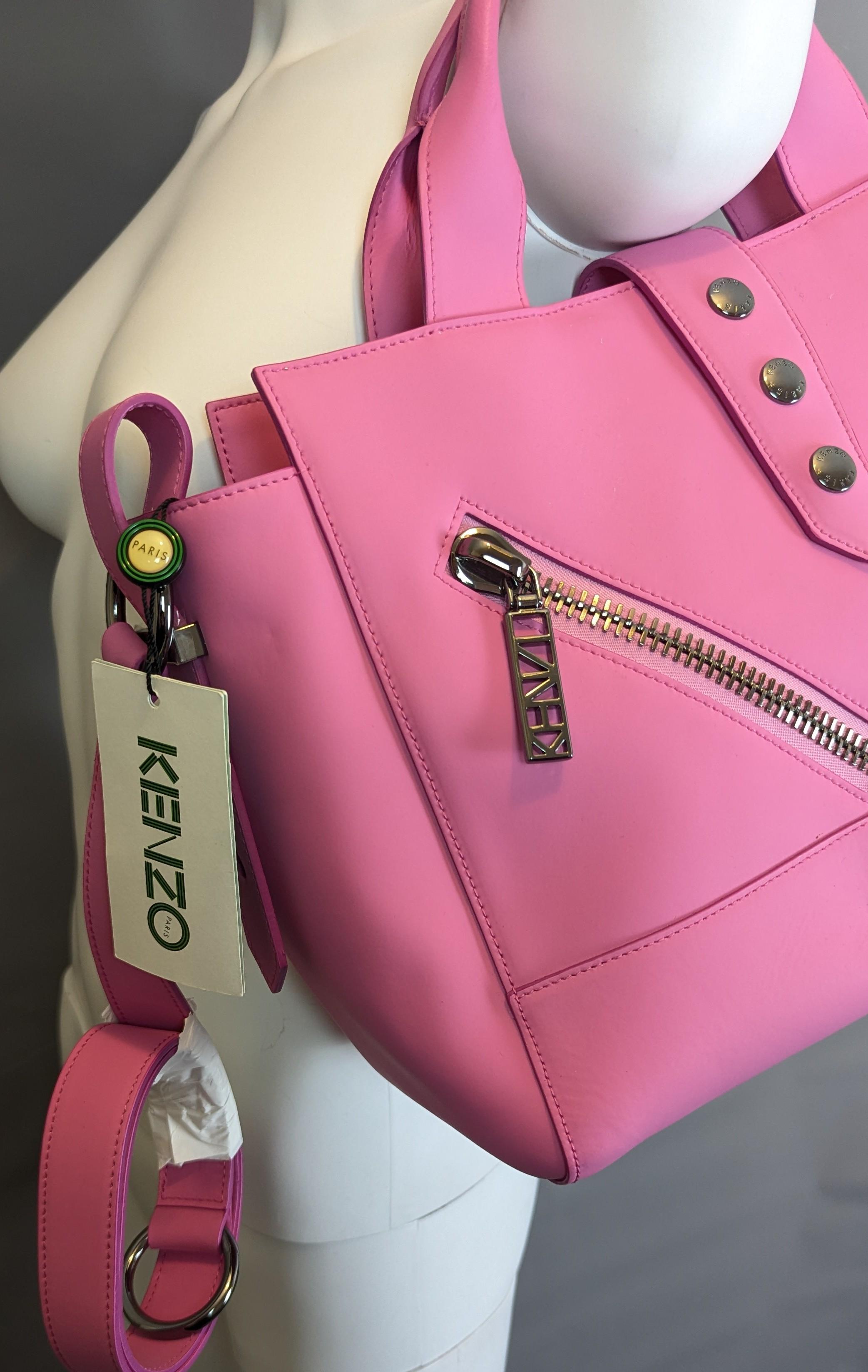 Bolso Kenzo Kalifornia, rosa fuerte, nuevo en venta 9