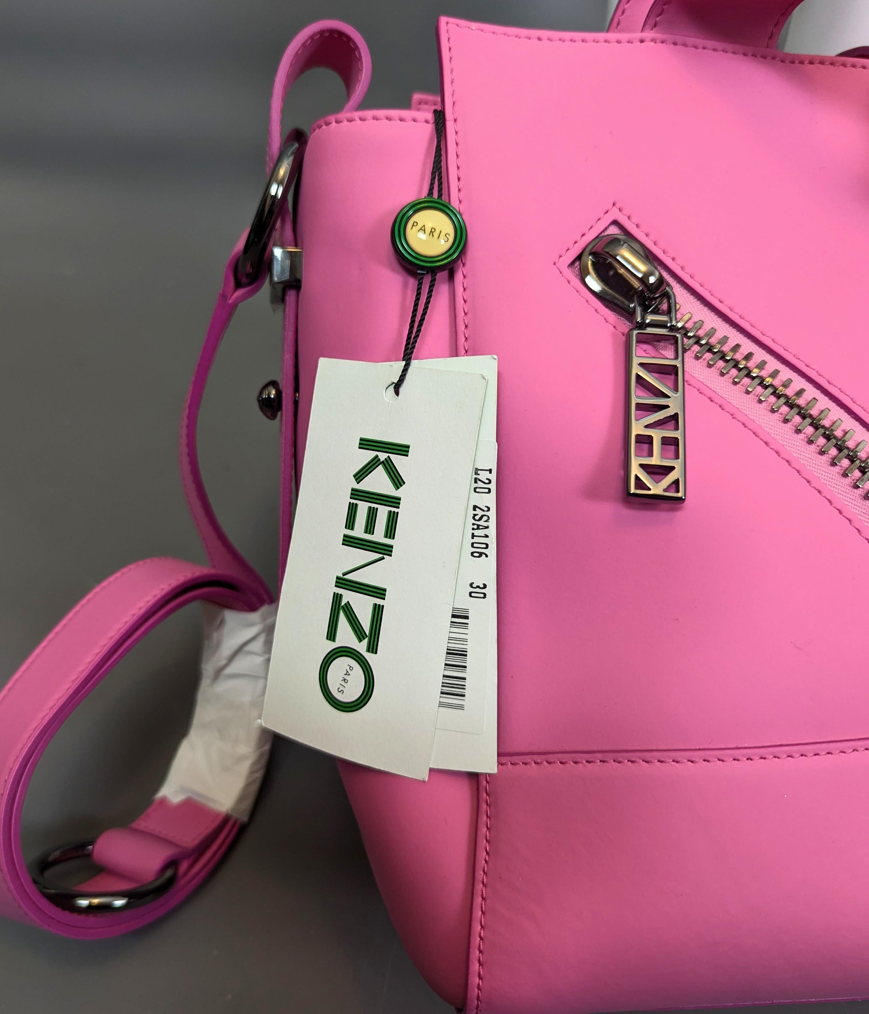 De las mujeres Bolso Kenzo Kalifornia, rosa fuerte, nuevo en venta
