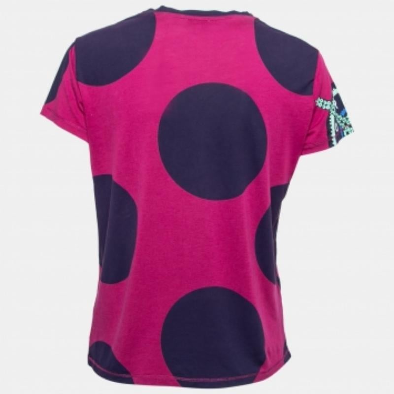 Kurzarm-T-Shirt von Kenzo mit Magenta-Logo bedruckt S (Violett) im Angebot