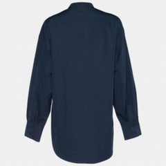 Kenzo Memento Collection Navy Blue Cotton Button Down Shirt S