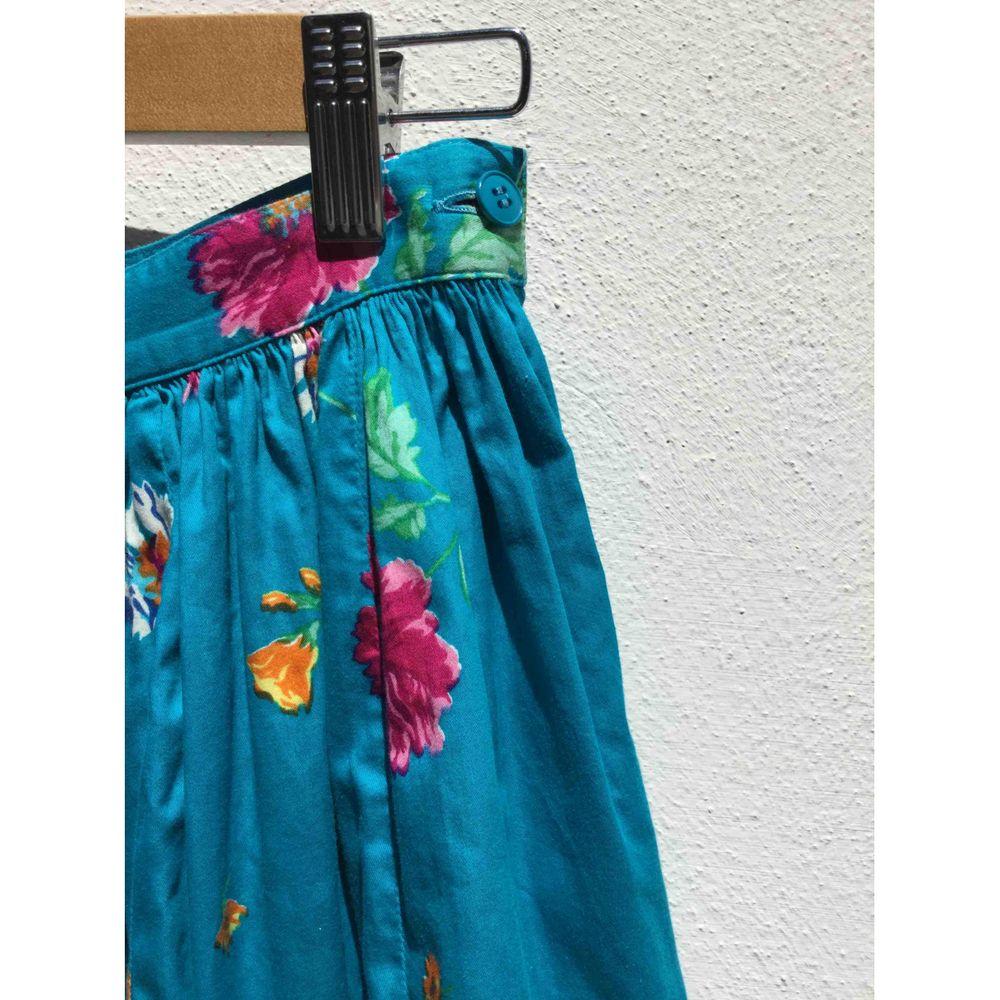 Blue Kenzo Mini Skirt in Multicolour