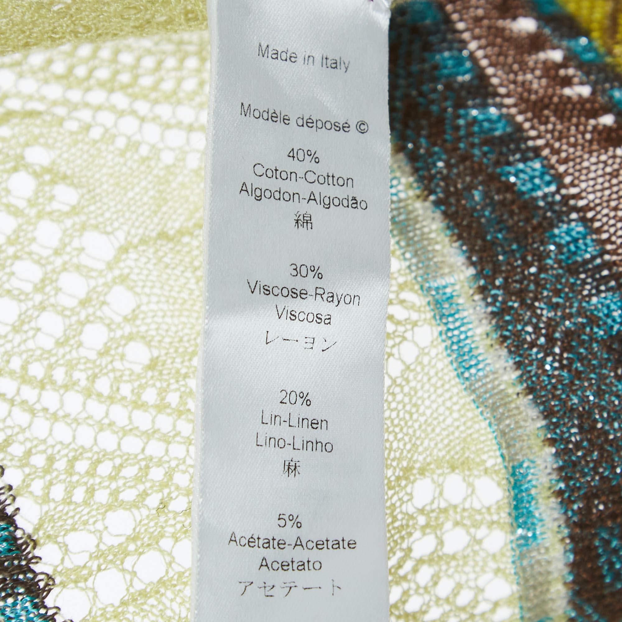 Donna Kenzo - Top a portafoglio in maglia lurex multicolore - M. I. in vendita