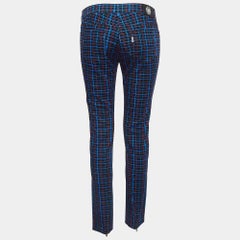 Kenzo Multicolor Print Denim Slim Fit Jeans M Waist 30"