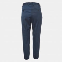 Kenzo Navy Blue Wool Blend Trousers M