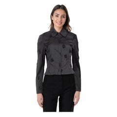 Kenzo Navy Floral Zip Up Jacket Size M