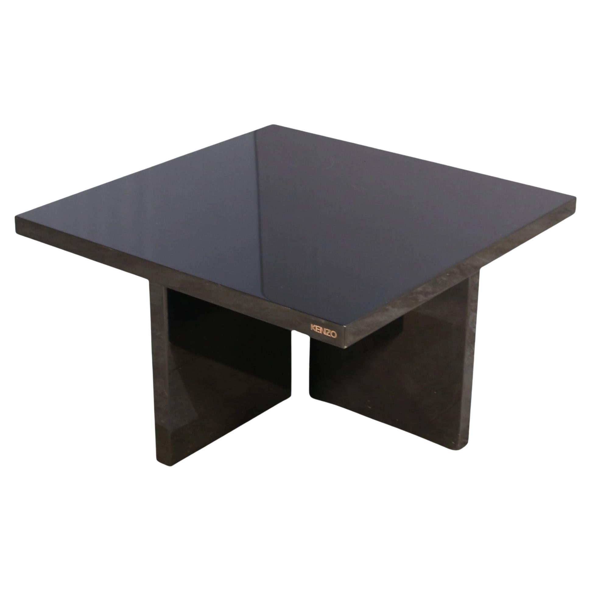 Kenzo Paris Lacquered Square Coffee Table