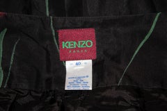 Kenzo Paris Silk Floral Skirt
