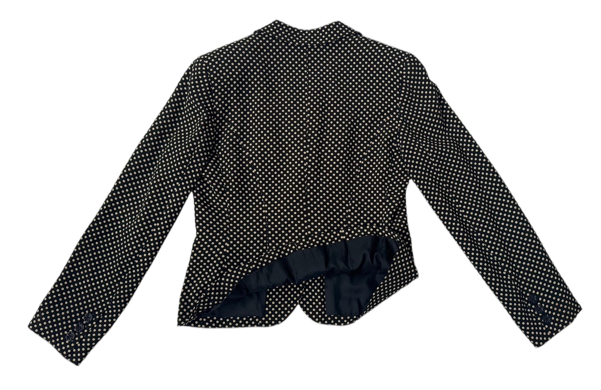 Kenzo Paris Vintage 1990s Polka Dot Fitted Blazer - We pay for import duty! in vendita 4