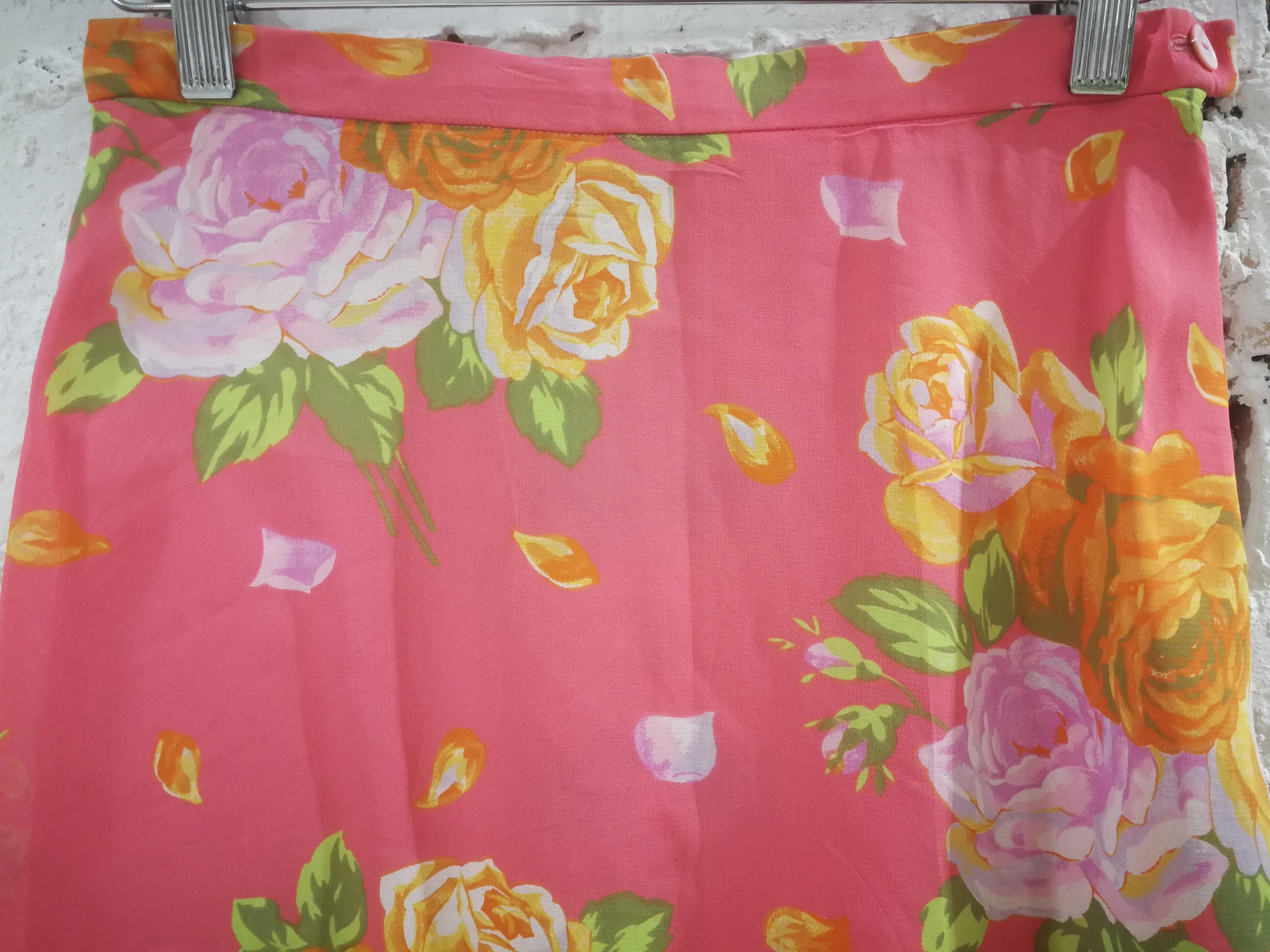 Kenzo Pink Skirt In Excellent Condition For Sale In Capri, IT