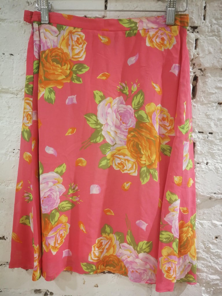 Kenzo Pink Skirt For Sale at 1stDibs