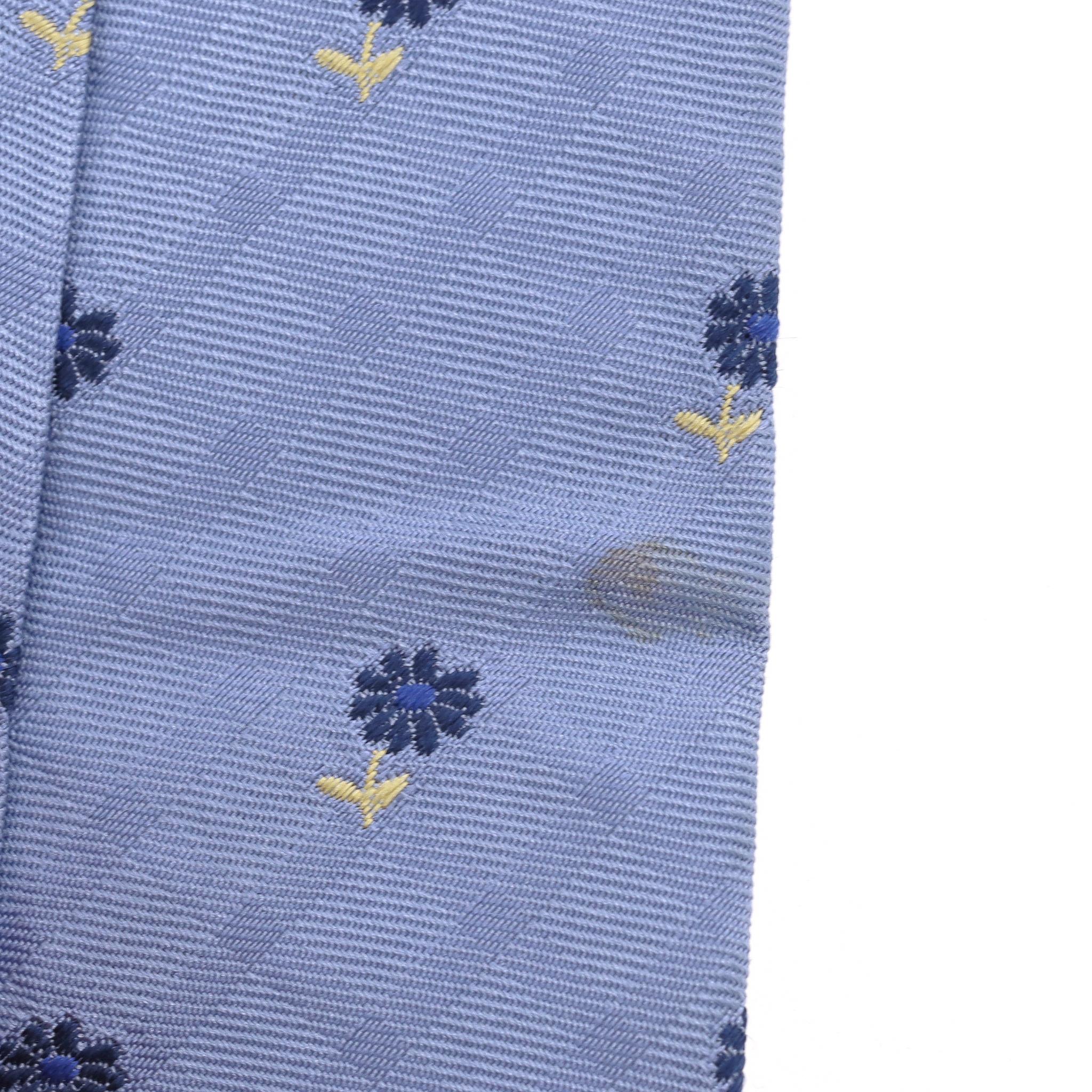 Kenzo Bedruckte Seidenkrawatte im Angebot 6
