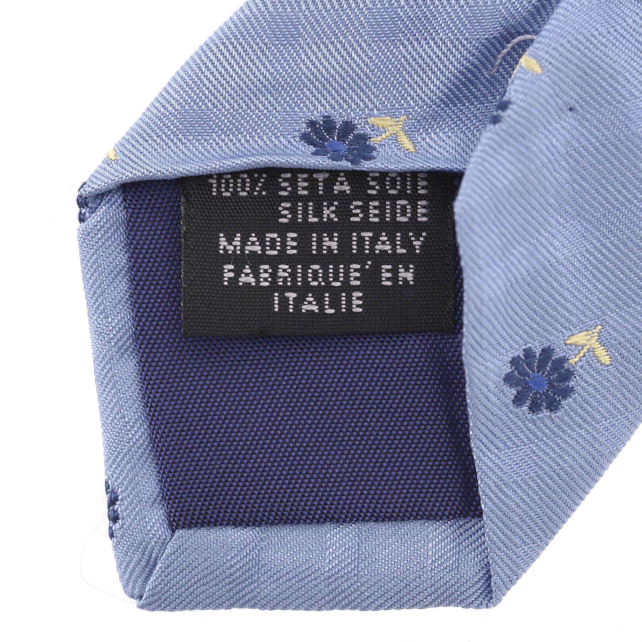 Kenzo Bedruckte Seidenkrawatte im Angebot 2
