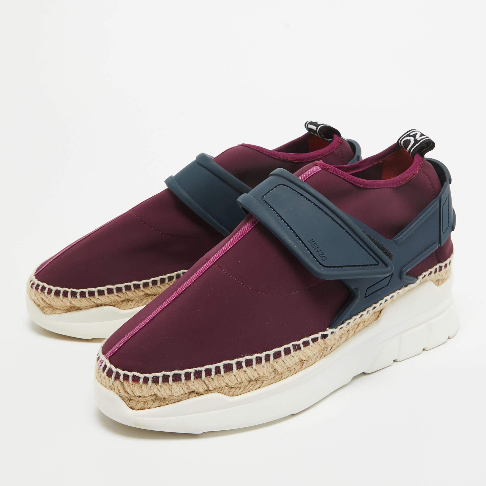 Upgrade your style with these Kenzo sneakers. Meticulously designed for fashion and comfort they're the ideal choice for a trendy and comfortable stride.