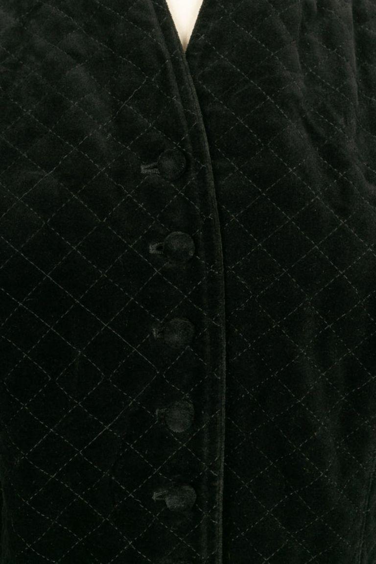 Kenzo Quilted Velvet Jacket 1