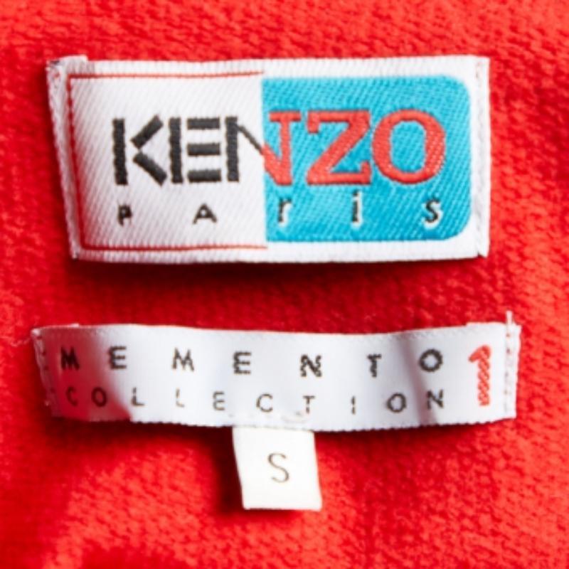 De las mujeres Kenzo Rojo La Collection Memento N°1 Sudadera Cuello Volante Algodón S en venta