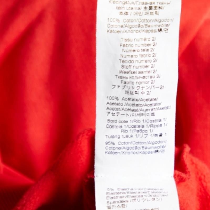 Kenzo Rojo La Collection Memento N°1 Sudadera Cuello Volante Algodón S en venta 1