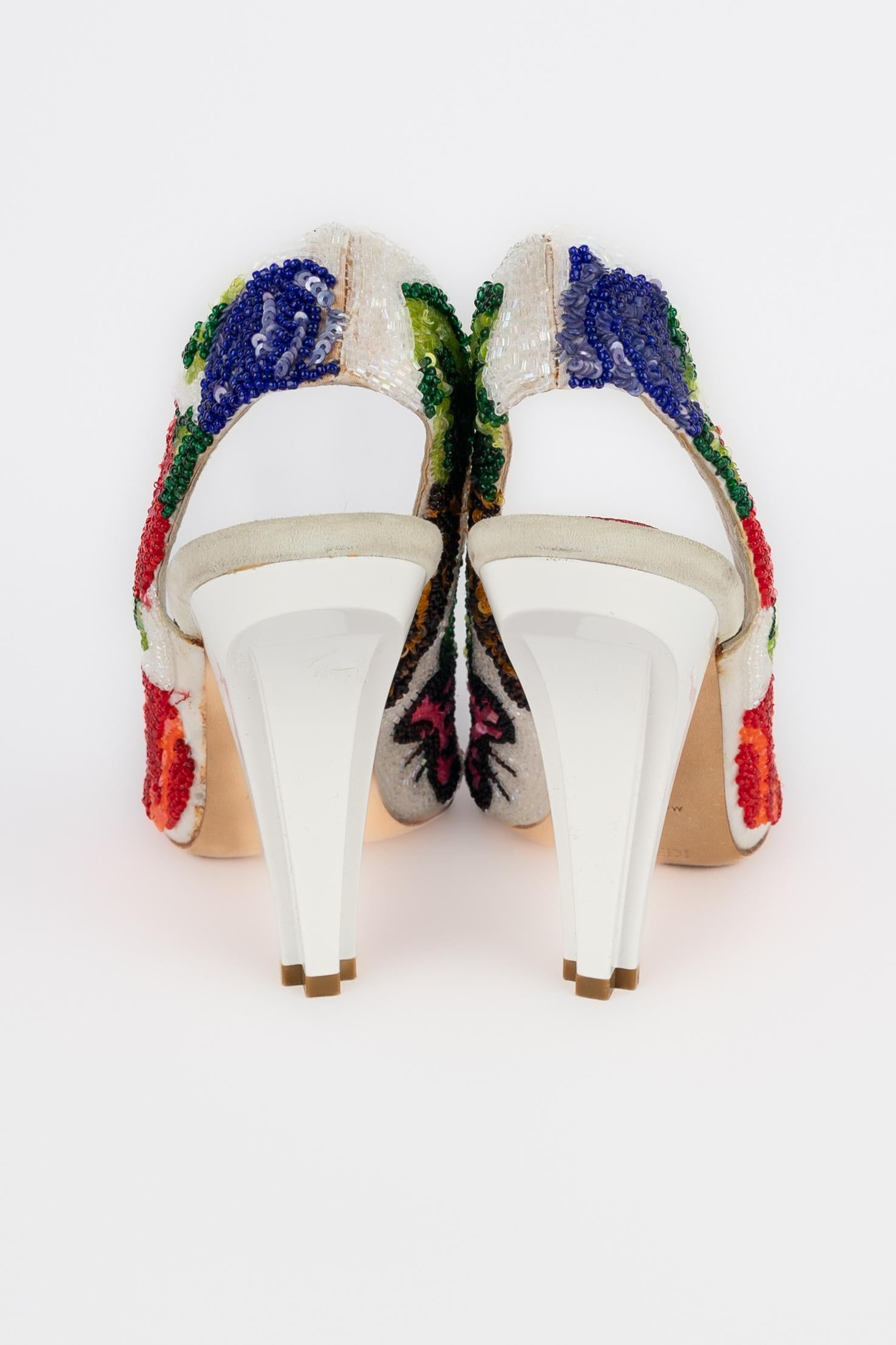 Kenzo Schuhe / Stilettoes im Zustand „Hervorragend“ in SAINT-OUEN-SUR-SEINE, FR