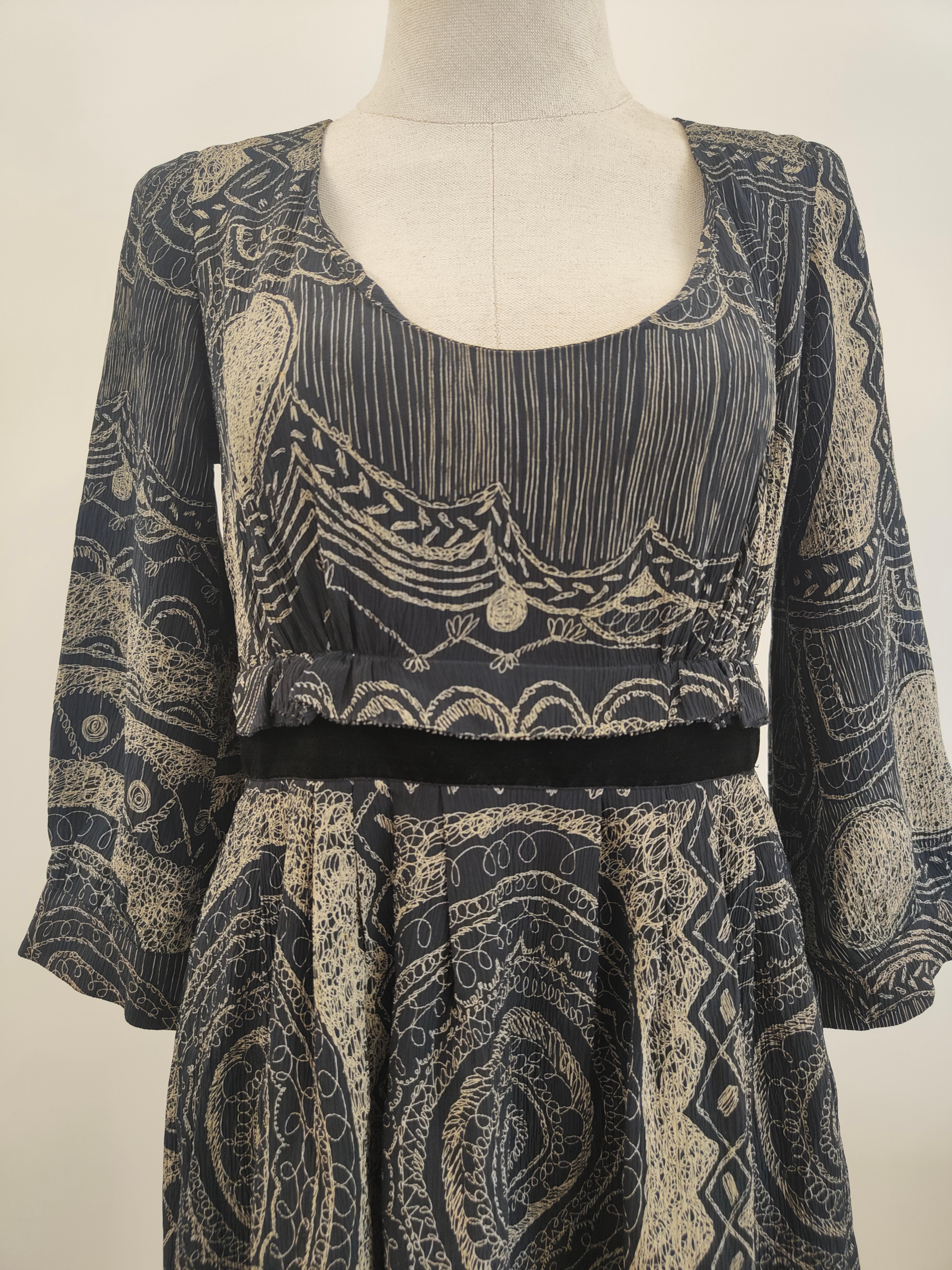 Kenzo silk multicoloured dress For Sale 4