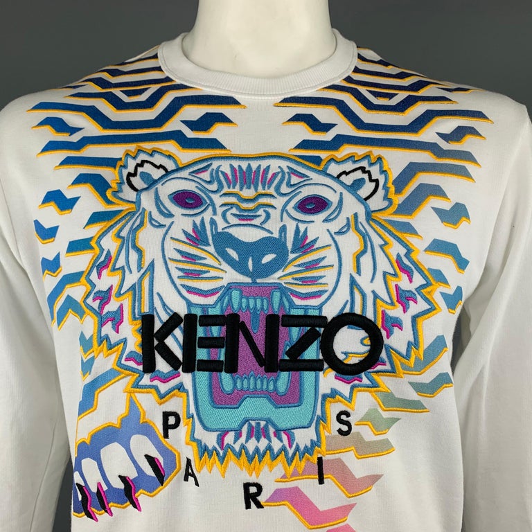 white kenzo sweatshirt