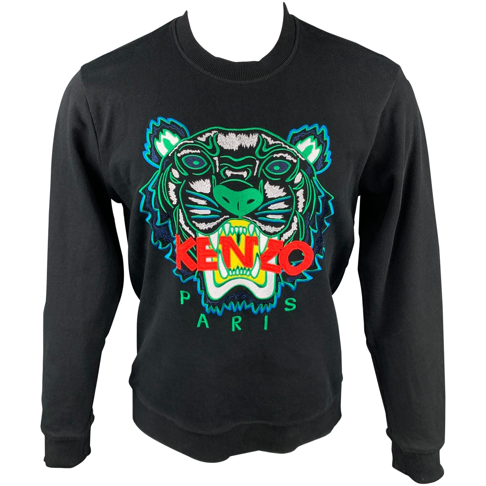 green tiger sweater