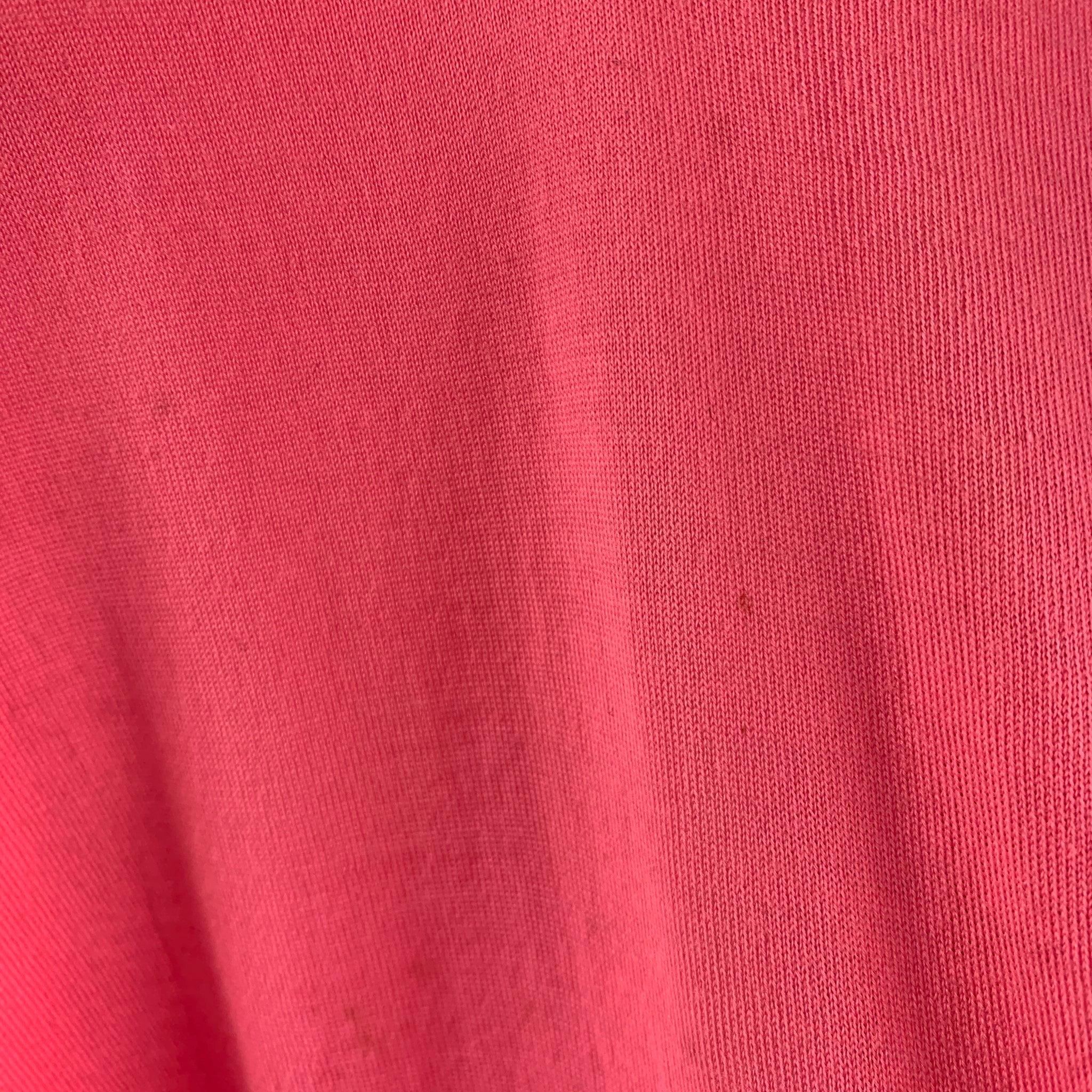 KENZO Size S Pink Wool V-Neck Vest For Sale 1