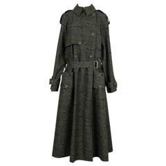 Kenzo Trench Coat with Animal Patterns