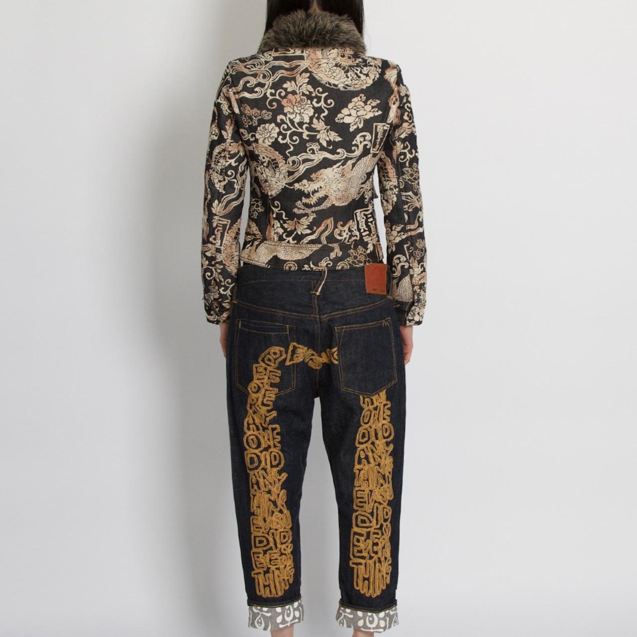 Kenzo vintage dragon print jacket In Fair Condition For Sale In London, GB