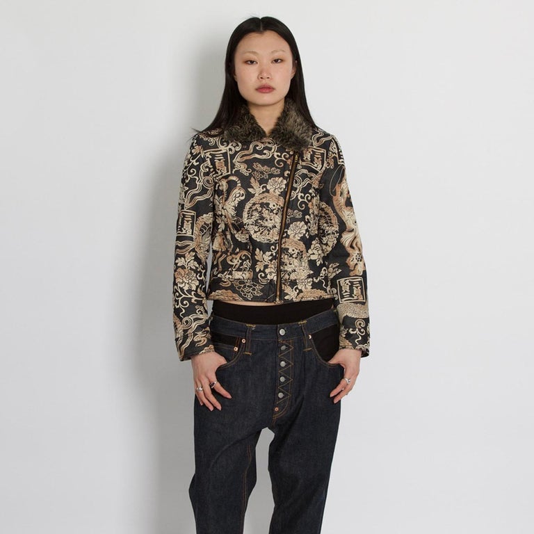 Kenzo Veste vintage imprimee dragon En vente sur 1stDibs