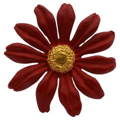 KENZO Vintage-Blumen-Brosche