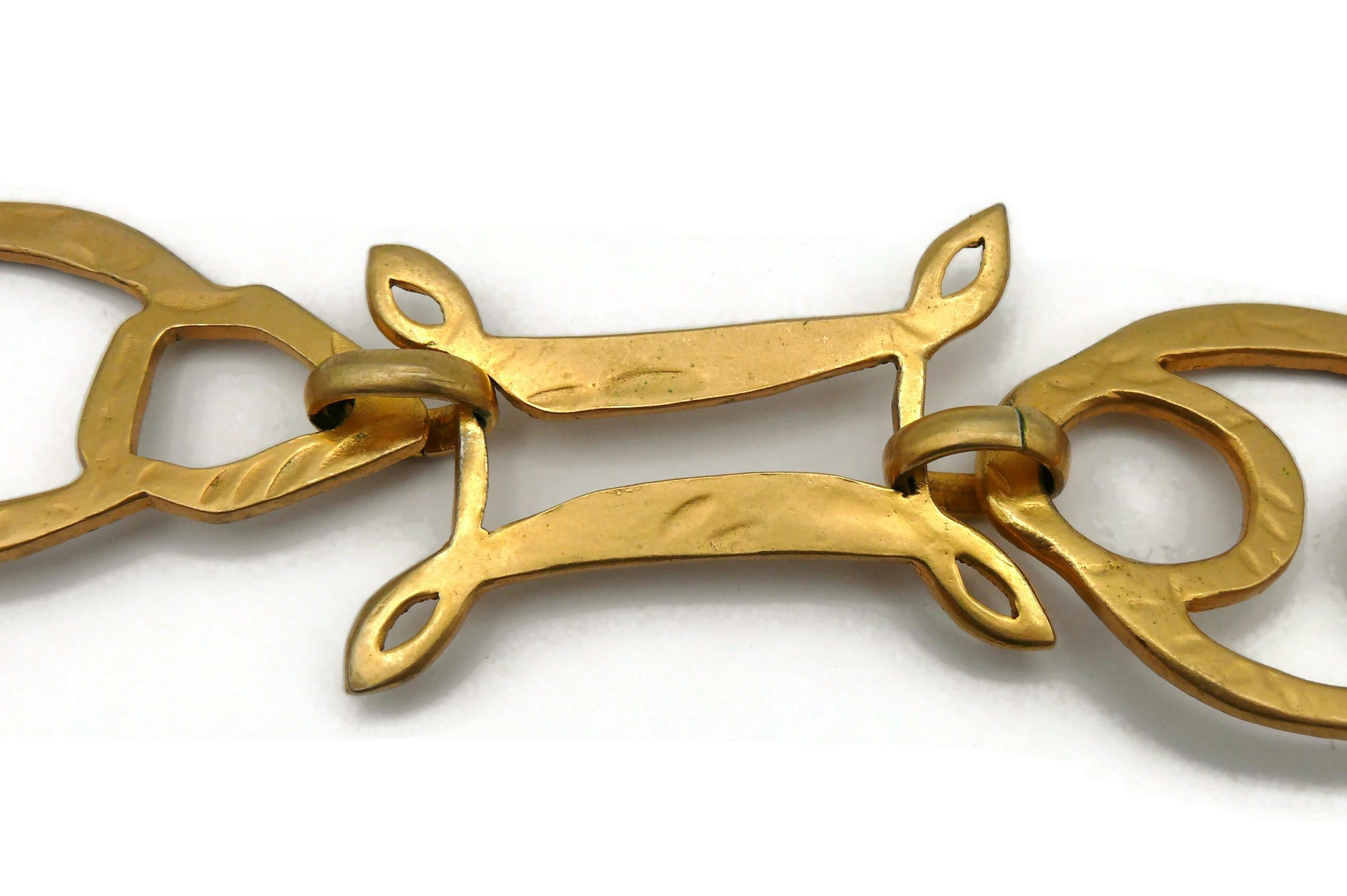 KENZO Vintage Gold Tone Zodiac Halskette  im Angebot 2