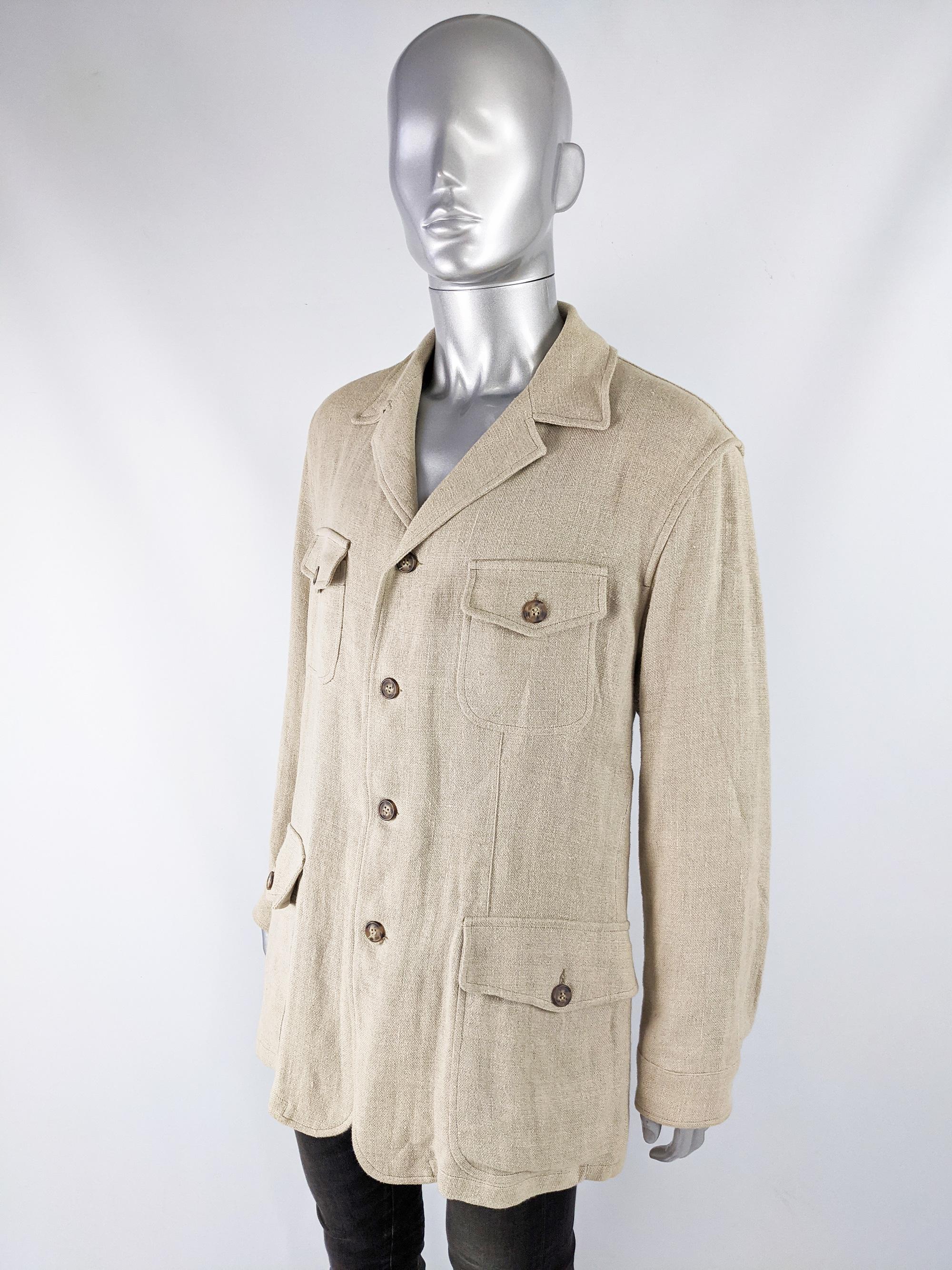vintage linen jacket