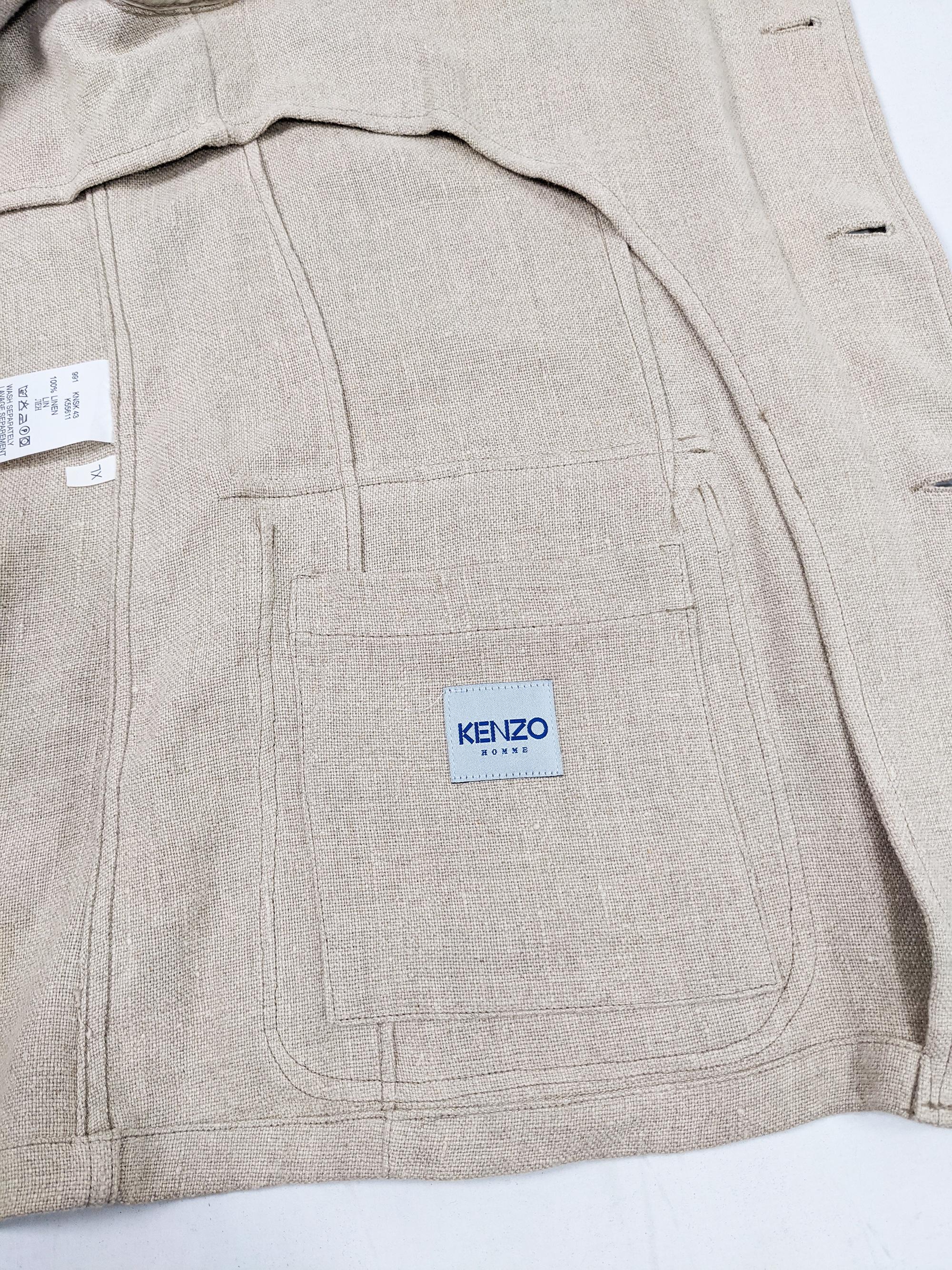 Men's Kenzo Vintage Mens Linen Jacket