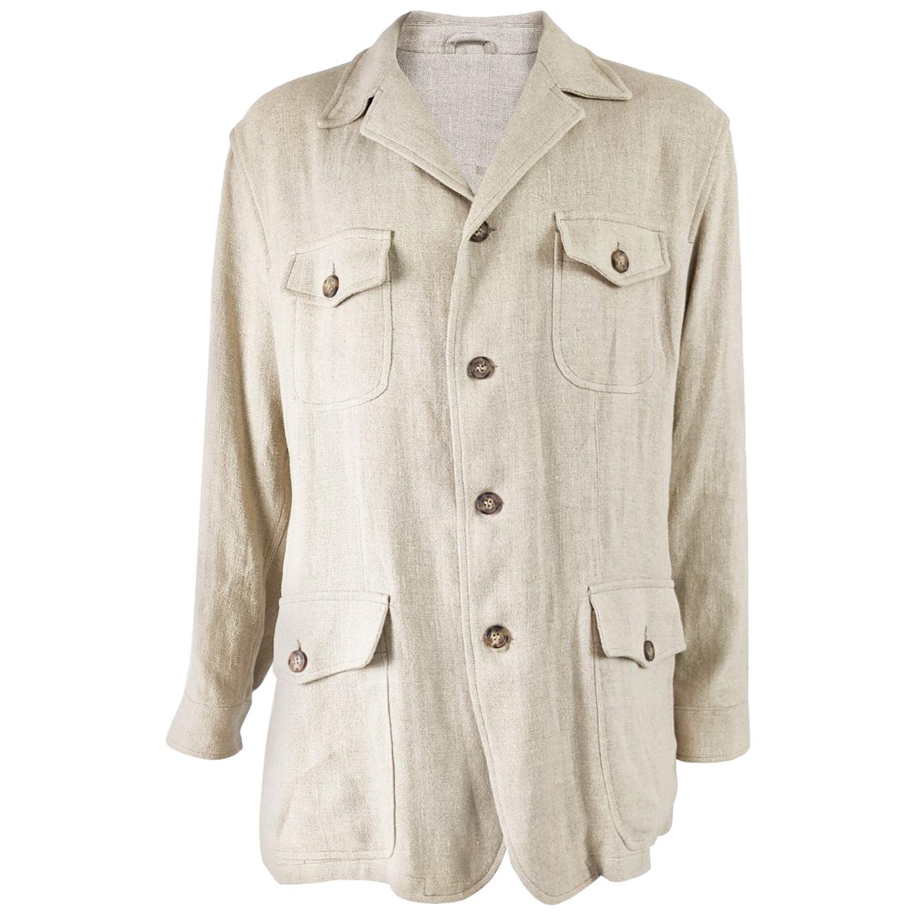 Kenzo Vintage Mens Linen Jacket